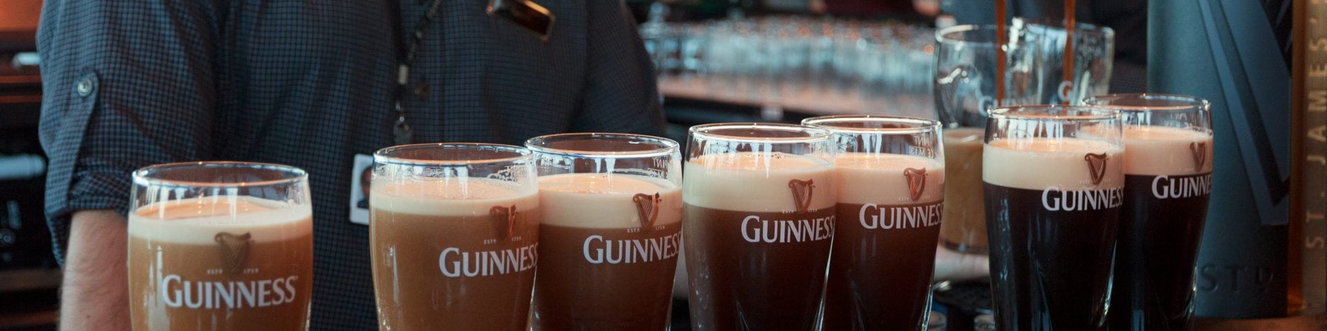 Pint of Guinness at the Guinness Storehouse, Dublin